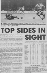 Match Report: Luton Town FC vs Leicester City (1st Jan 1986)