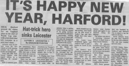 Match Report: Luton Town FC vs Leicester City (1st Jan 1986)