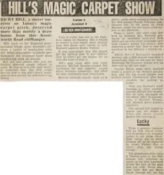 Match Report: Luton Town FC vs Arsenal (15th Feb 1986)