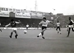 Marc North shoots from the edge of the box