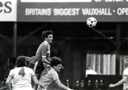 Mick Harford scores the winner