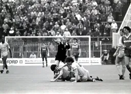 Referee on top of the situation