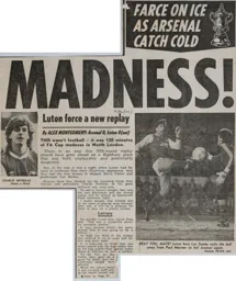 Match Report: Arsenal vs Luton Town FC (3rd Mar 1986)