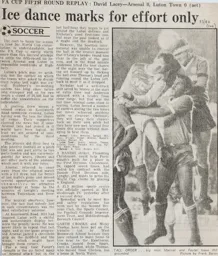 Match Report: Arsenal vs Luton Town FC (3rd Mar 1986)