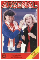 Programme: Arsenal vs Luton Town FC (3rd Mar 1986)