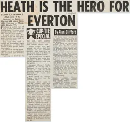 Match Report: Luton Town FC vs Everton (8th Mar 1986)