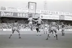 Steve Foster makes the ball his