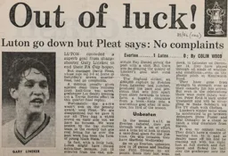 Match Report: Everton vs Luton Town FC (12th Mar 1986)