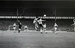 Mick Harford in aerial battle