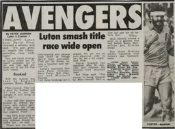 Match Report: Luton Town FC vs Everton (22nd Mar 1986)