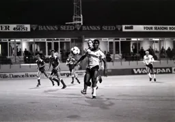 Emeka Nwajiobi chases the ball