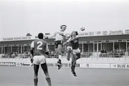 Steve Foster rises highes