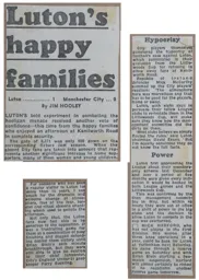 Match Report: Luton Town FC vs Manchester City (27th Sep 1986)