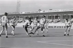 Ricky Hill shoots but he cannot break the deadlock