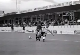 Mal Donaghy feels the full weight of Ian Rush`s challenge