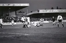 Mark Stein fires home the Town`s second goal