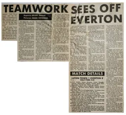 Match Report: Luton Town FC vs Everton (13th Dec 1986)