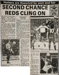 Match Report: Luton Town FC vs Liverpool (11th Jan 1987)
