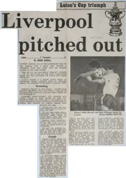Match Report: Luton Town FC vs Liverpool (28th Jan 1987)