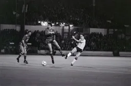 Peter Nicholas shot gets past Alan Hansen