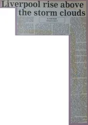 Match Report: Liverpool vs Luton Town FC (7th Mar 1987)