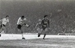 Brian Stein shoots through the blizzard