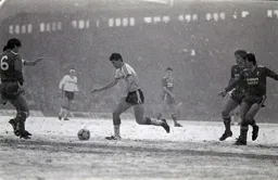 Mike Newell ploughs through