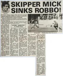 Match Report: Luton Town FC vs Manchester United (14th Mar 1987)