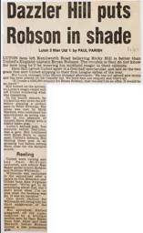 Match Report: Luton Town FC vs Manchester United (14th Mar 1987)