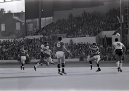 Ricky Hill hits a thunderous shot at goal