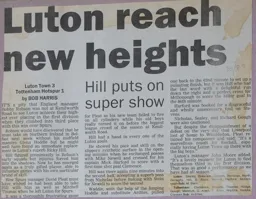 Match Report: Luton Town FC vs Tottenham Hotspur (28th Mar 1987)