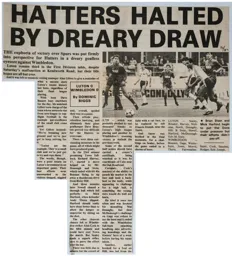 Match Report: Luton Town FC vs Wimbledon (4th Apr 1987)