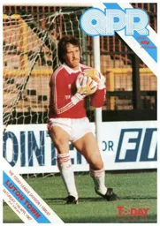 Programme: Queens Park Rangers vs Luton Town FC (11th Apr 1987)