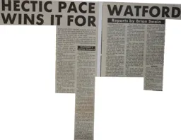 Match Report: Watford vs Luton Town FC (21st Apr 1987)