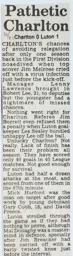 Match Report: Charlton Athletic vs Luton Town FC (2nd May 1987)