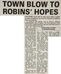 Match Report: Charlton Athletic vs Luton Town FC (2nd May 1987)