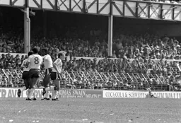 Mark Stein has just scored the Town`s goal