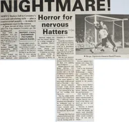 Match Report: Luton Town FC vs Coventry City (18th Aug 1987)
