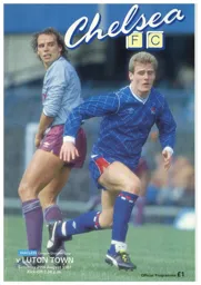 Programme: Chelsea vs Luton Town FC (29th Aug 1987)
