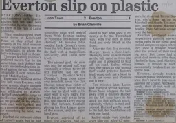 Match Report: Luton Town FC vs Everton (12th Sep 1987)