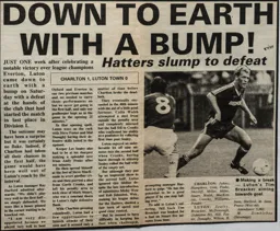 Match Report: Charlton Athletic vs Luton Town FC (19th Sep 1987)