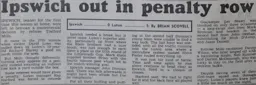 Match Report: Ipswich Town vs Luton Town FC (17th Nov 1987)