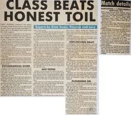 Match Report: Hartlepool United vs Luton Town FC (9th Jan 1988)