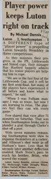 Match Report: Luton Town FC vs Southampton (30th Jan 1988)