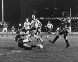 Luton had several youngsters playing their first game of the season including AndyDibble who impressed in goal