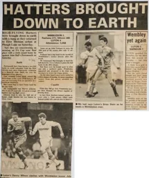 Match Report: Wimbledon vs Luton Town FC (5th Mar 1988)