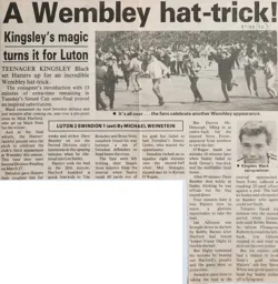 Match Report: Luton Town FC vs Swindon Town (8th Mar 1988)