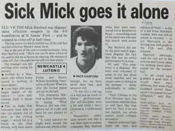 Match Report: Newcastle United vs Luton Town FC (2nd Apr 1988)