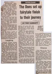 Match Report: Luton Town FC vs Wimbledon (9th Apr 1988)