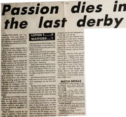 Match Report: Luton Town FC vs Watford (2nd May 1988)